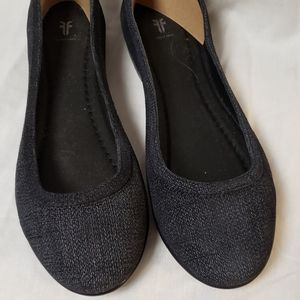 Frye Darkwash Denim Flats